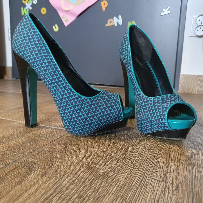 Buty na obcasie bez palca CENTRO