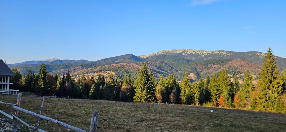 Земельна ділянка в Поляниці, 10 хв до витягів, краєвид на Хом'як