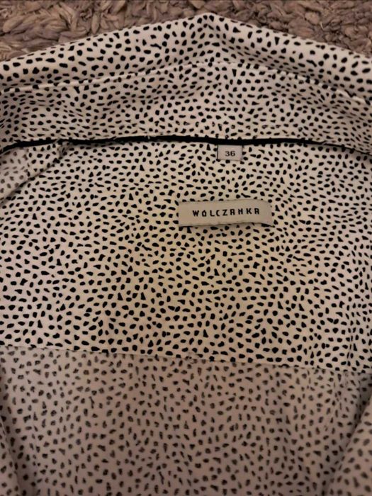 Szara koszula w centki Wólczanka rozm. S