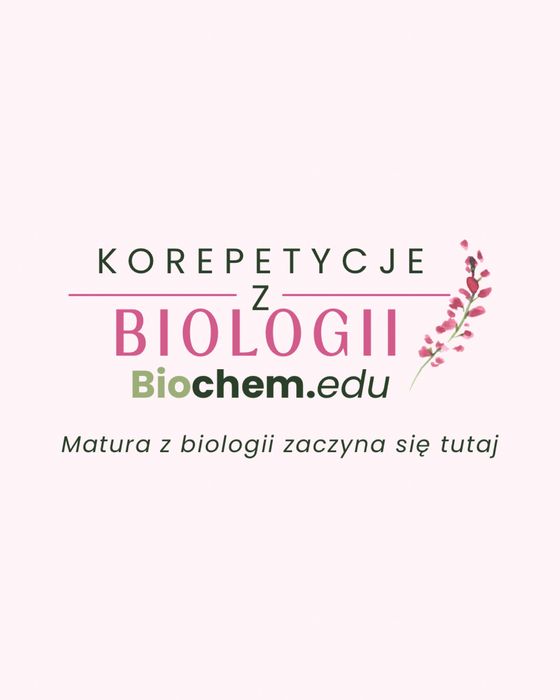 Korepetycje z biologii - MATURA 2027, biologia rozszerzona