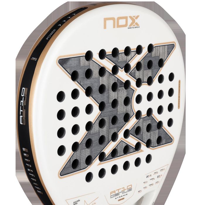 Raquete de Padel Adulto NOX AT10 Genius 12K Alum Xtrem 26 by Agustín