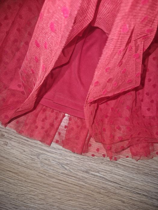 Spódnica czerwona tiul święta cool club 116