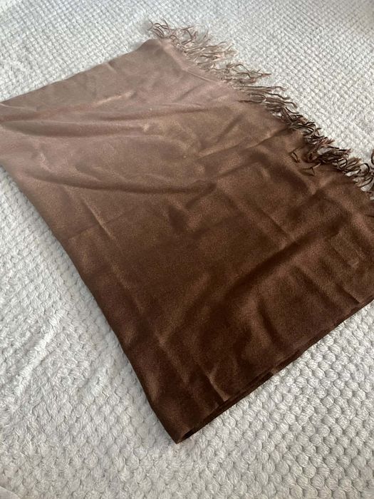 Cieniowany szal 70% kaszmir 30% jedwab