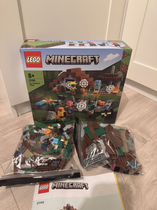Lego Minecraft Opuszczona wioska 21190 + pudełko + instrukcja
