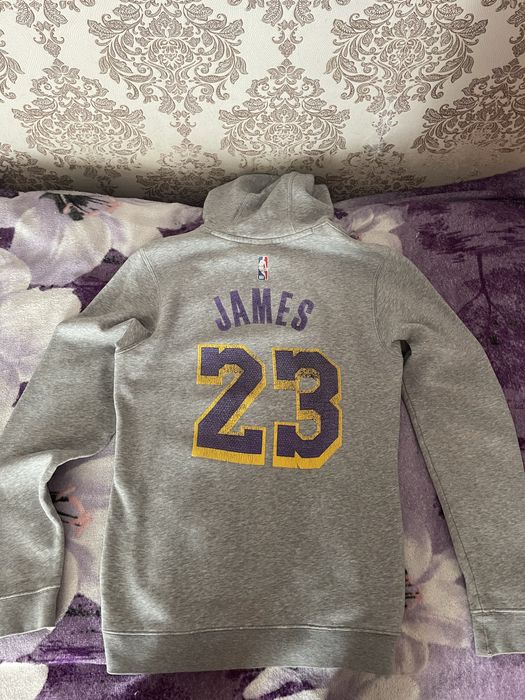 Сіра кофта nike,lakers
