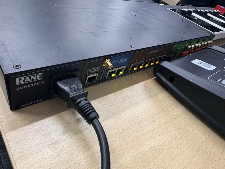 Profesjonalny sterownik audio 6 strefowy Rane Zone Tech nowy 35 tys