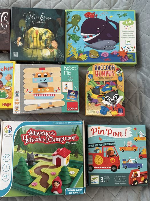 Настільні ігри для дітей Djeco Haba комплект