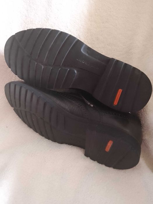 Skórzane buty męskie Rockport naturalna skóra stylowe na komunię ślub