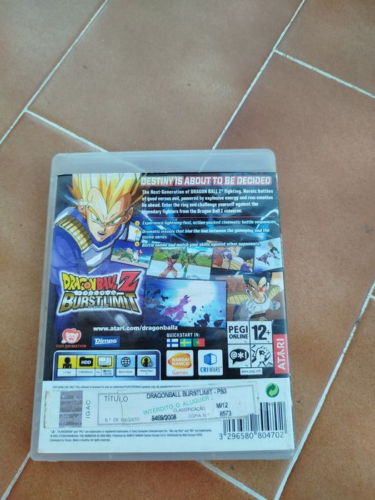 Jogo DragonBallZ BurstLimit - PS3