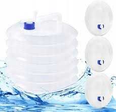 Pojemnik na wodę z kranikiem składany turystyczny 10L baniak