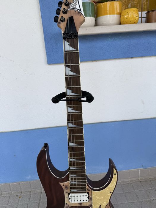 Troco Ibanez RG350DX personalizada por violão acústico