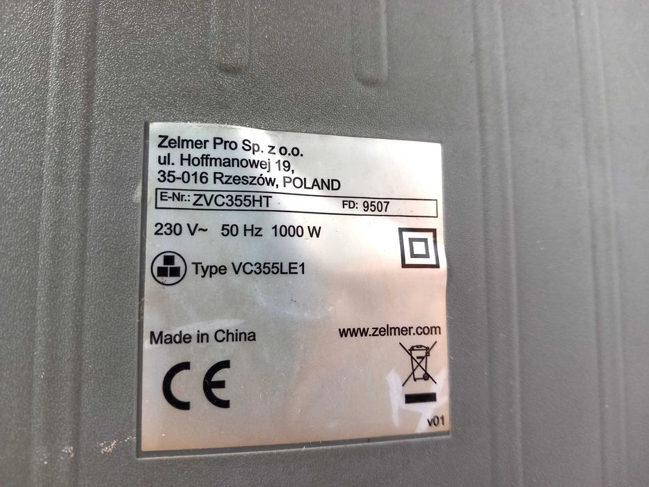 Odkurzacz bezworkowy ZELMER CERES VC355LE1 :) Loombard Szczytno