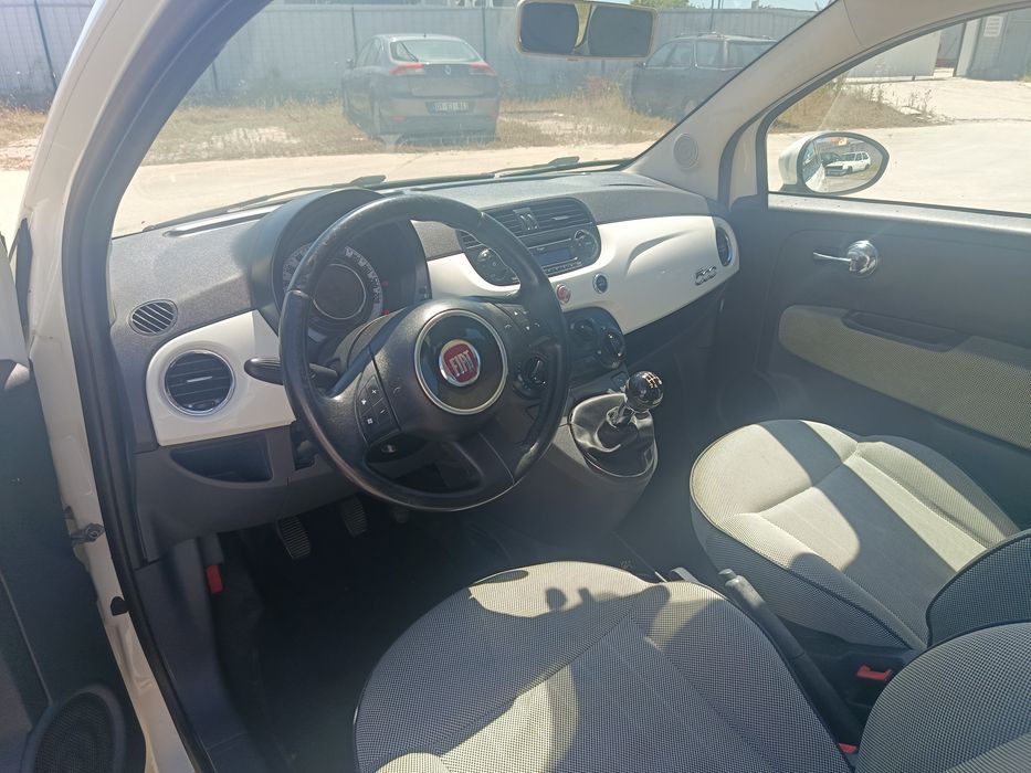 Fiat 500 1.3 Multijet diesel 75cv – 2010 tecto panorâmico impecável