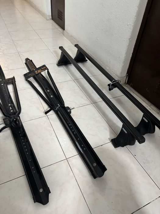 Barras de tejadilho Norauto + Porta-esquis (conjunto completo)