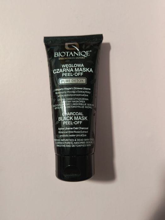 Biotanique węglowa czarna maska peel-off oczyszczająca
