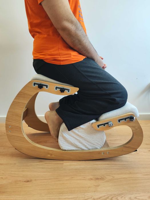 Cadeira Ergonómica de Joelhos — Ajustável | Ideal para Postura