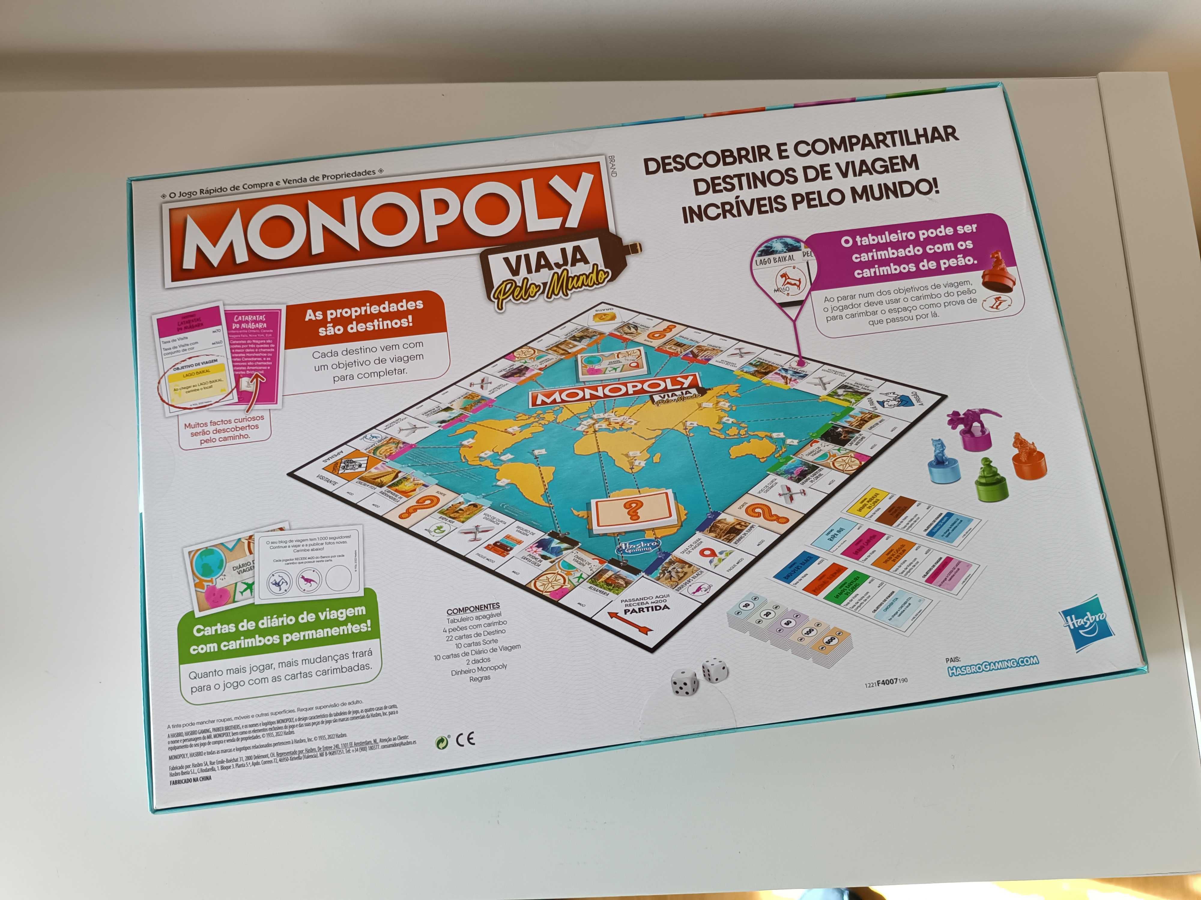 Jogo Monopoly Viaja Pelo Mundo (novo)