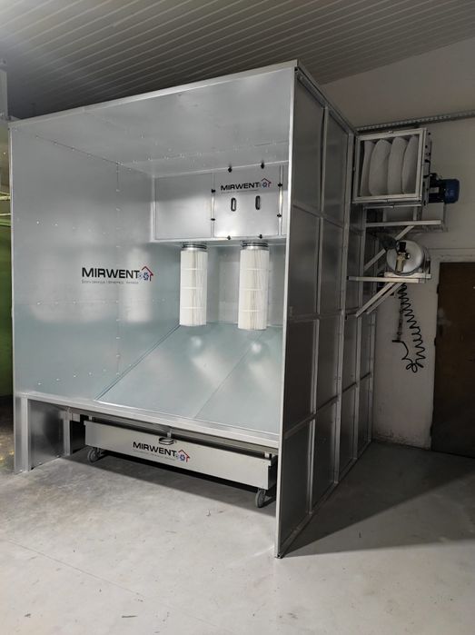 Kabina do malowania proszkowego na wymiar MIRWENT