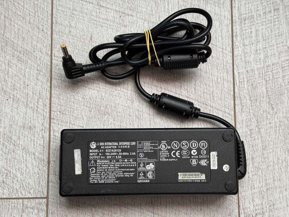 Блок живлення 130W 20v 6A (5.5x2.5)