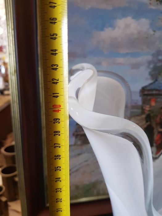 Jarra em vidro murano nova