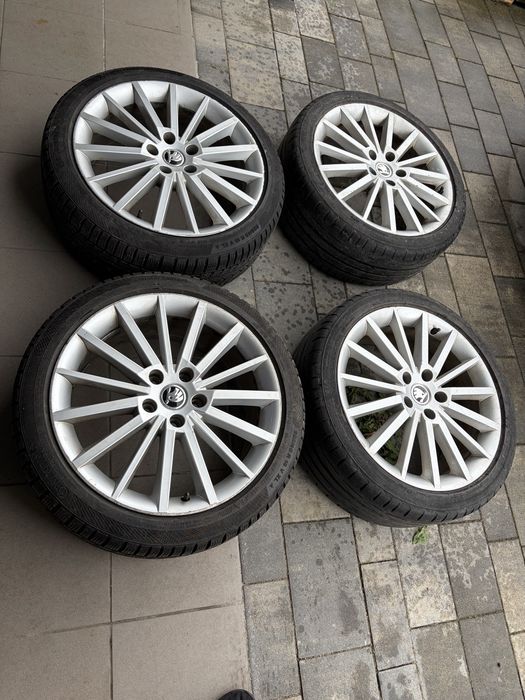 Oryginalne Alufelgi Skoda 18" 5x112 | Proste, Oryginał VAG | Octavia Superb