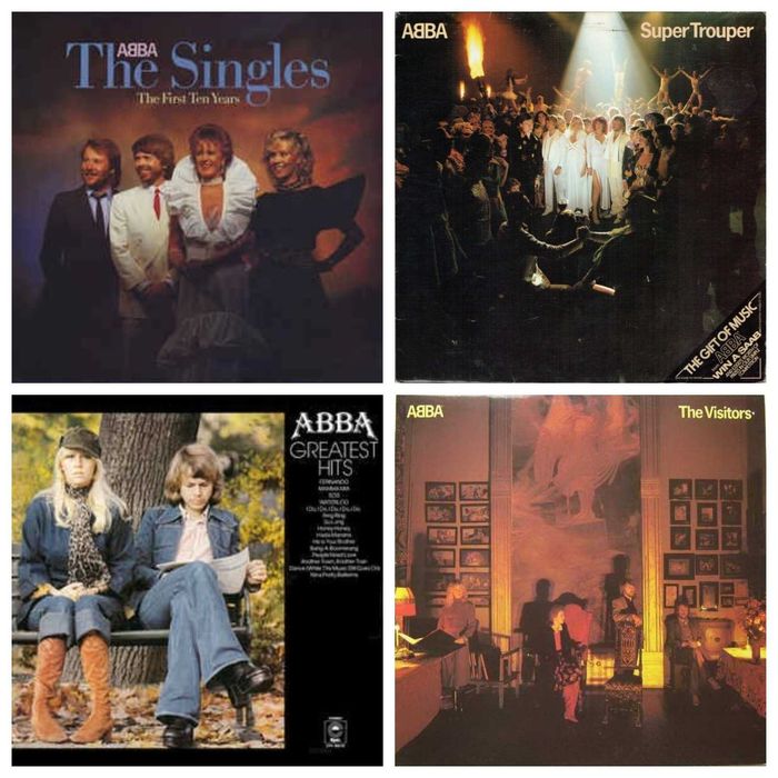 Пластинки ABBA, Boney M, Amanda Lear, Iglesias, Demis Roussos, Cerrone