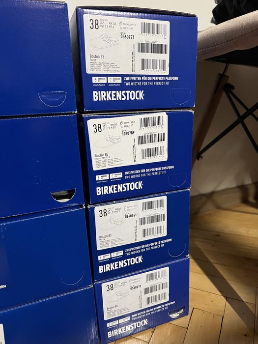 Замшеві шльопанці Birkenstock Boston оригінал !!!