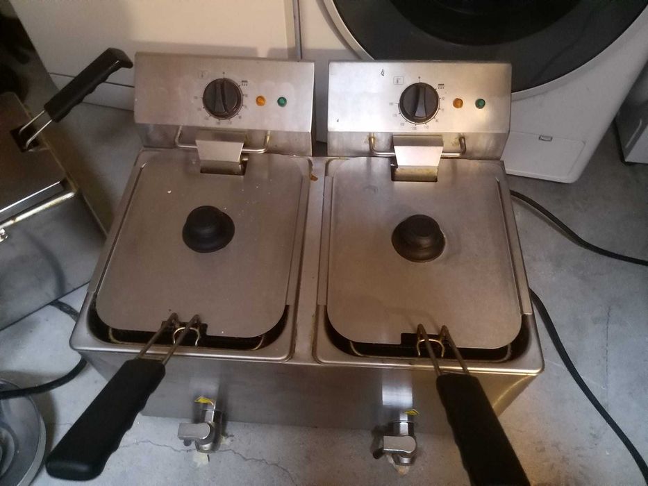 Fritadeira Dupla 8 Litros + 8 Litros