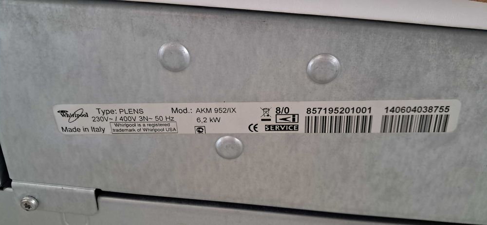 Placa Cerâmica Whirlpool AKM 952/IX 4 zona(s)