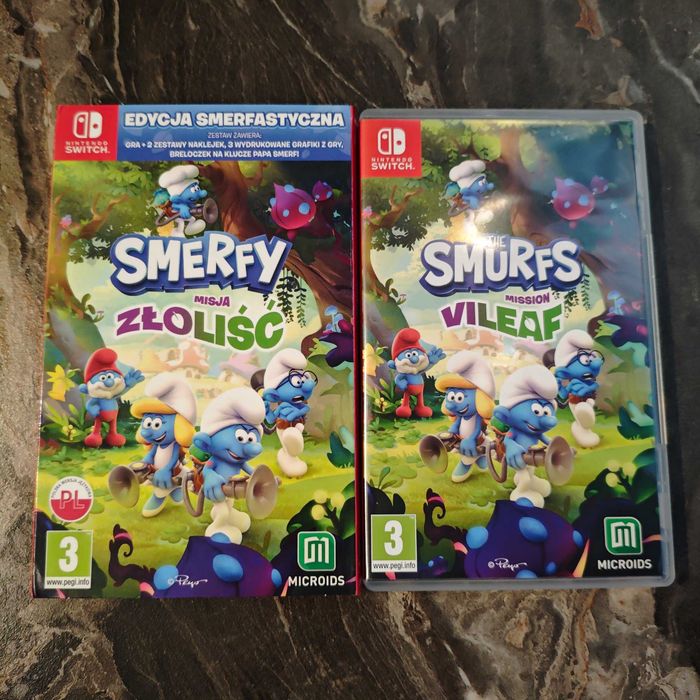 Smerfy Misja Złoliść / The Smurfs Mission Vileaf Nintendo Switch