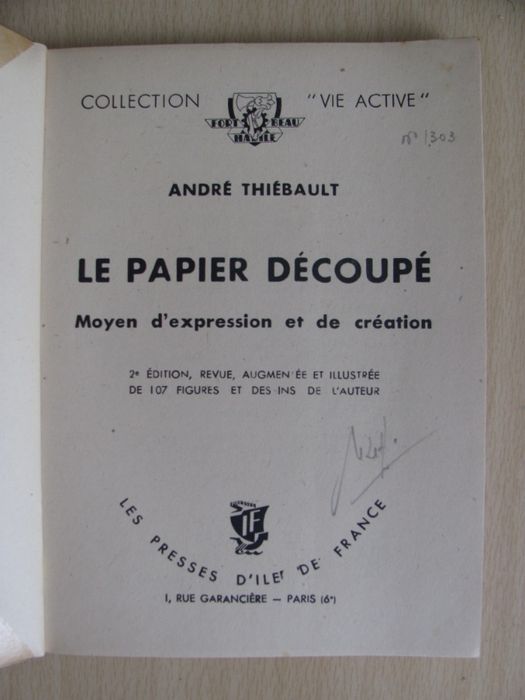 Le Papier Découpé de André Thiébault