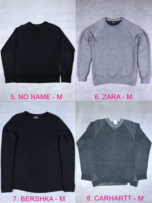 Diesel, Zara, Carhartt, Bershka, Tom Tailor - М - Світшот, Толстовка