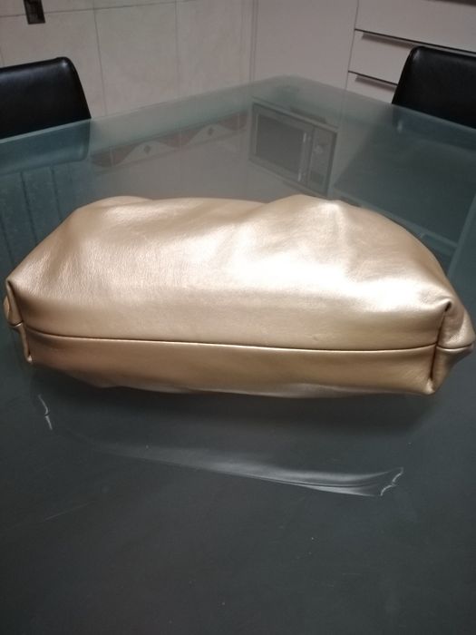 Mala dourada cerimónia clutch