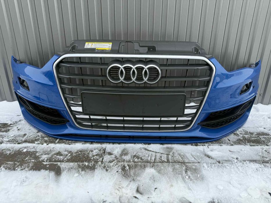 Audi A3 S3 8V 8V3 8V4 HB Zderzak Przód Przedni Sprysk. PDC LY5Q 12-16