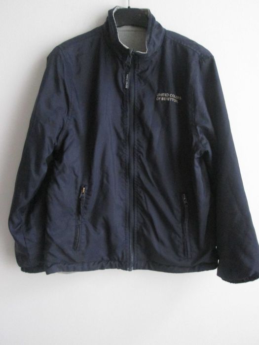 Benetton dwustronna kurtka chłopięca 152 cm