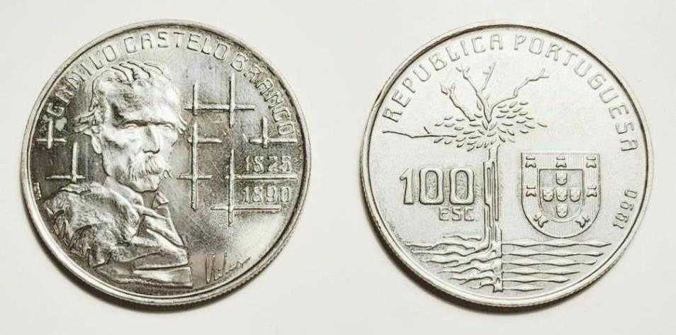 Portuguese Coins - 100$ Escudos (Camilo Castelo Branco)