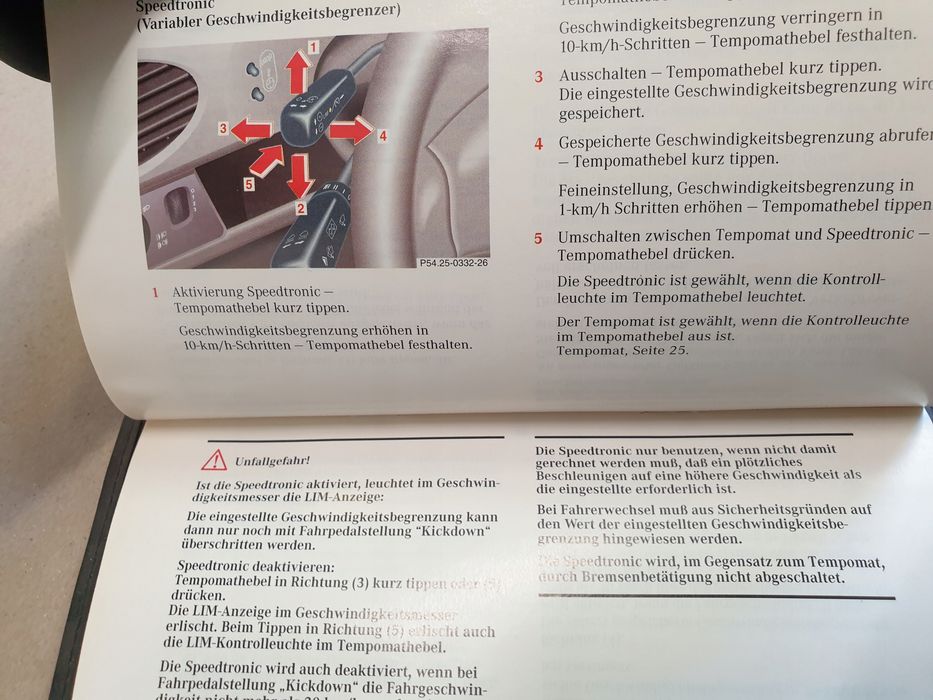 instrukcja obsługi książka etui mercedes a w168 język niemiecki