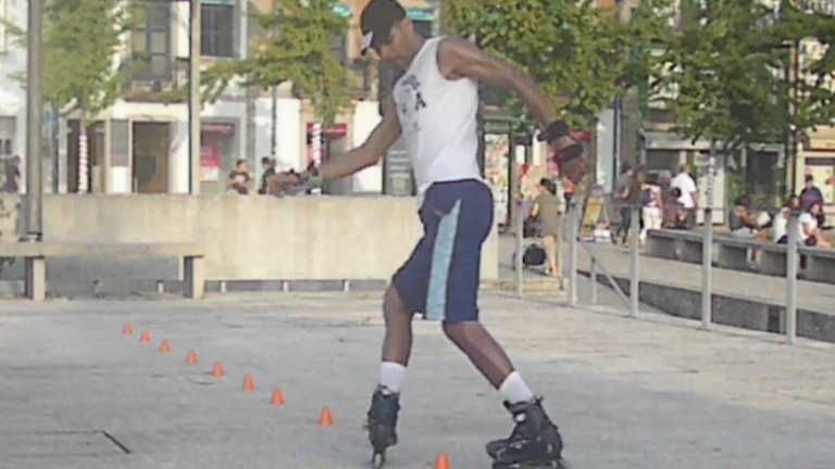 Aulas de patinagem em linha em Braga — slalom e iniciantes