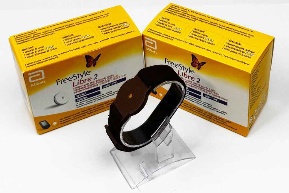 Opaska ochronna na sensor FreeStyle Libre 2 - Czarna