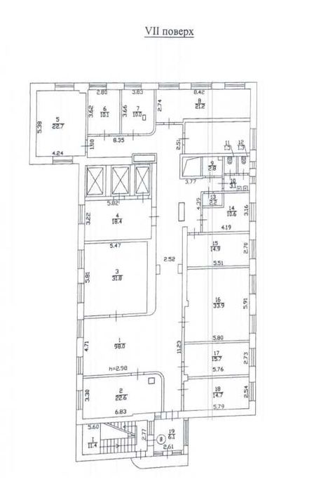Оренда офісу 1500 м2., фасад, з меблями, Печерськ, метро Звіринецька