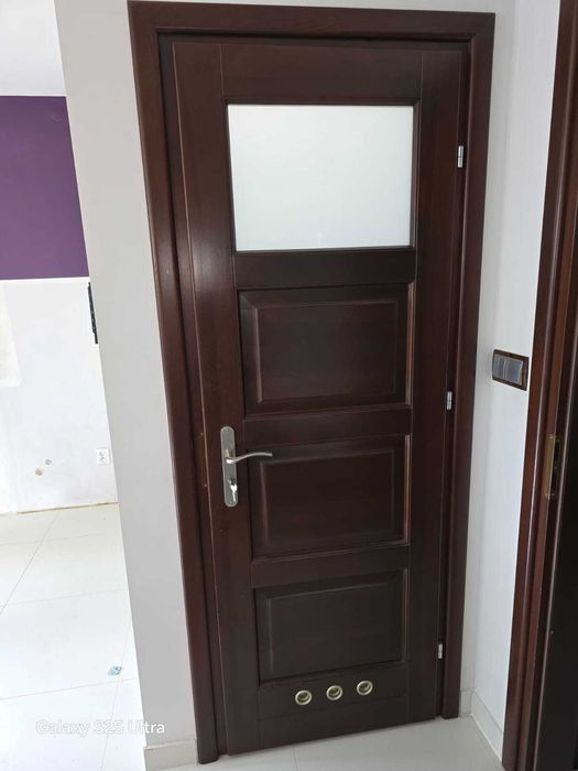 drzwi wewnetrzne z litego drewna