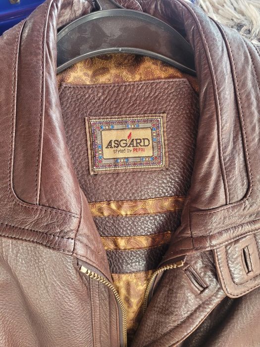 Kurtka męska asgard skórzana