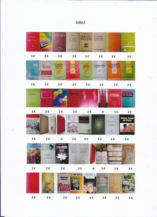 Livros usados e antigos - I