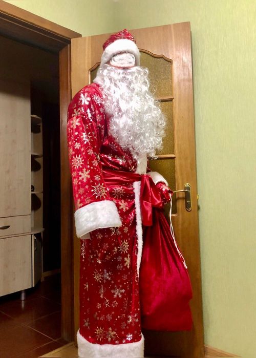 Новорічний костюм Діда Мороза Санта Клауса Деда Мороза Дед Мороз Санты