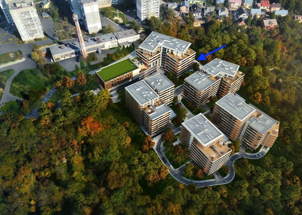 Продаж 2 кімнатної квартири з видом на ліс ЖК Марвел Хілл вул Пасічна (Китайська) БЕЗ КОМІСІЇ