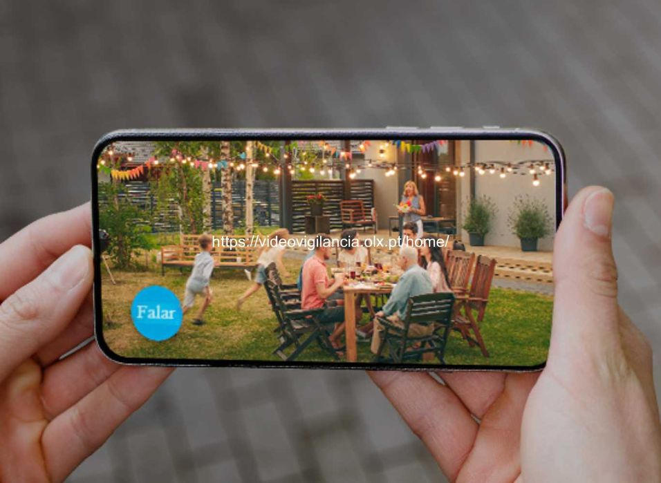 2 Câmara C/ Bateria‼️ S/fios ‼️ À prova de água ‼️ Compatível c/ Alexa