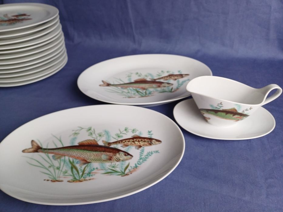 Сервіз Johann Seltmann Vohenstrauß столовий. Вінтаж. 1950 рр