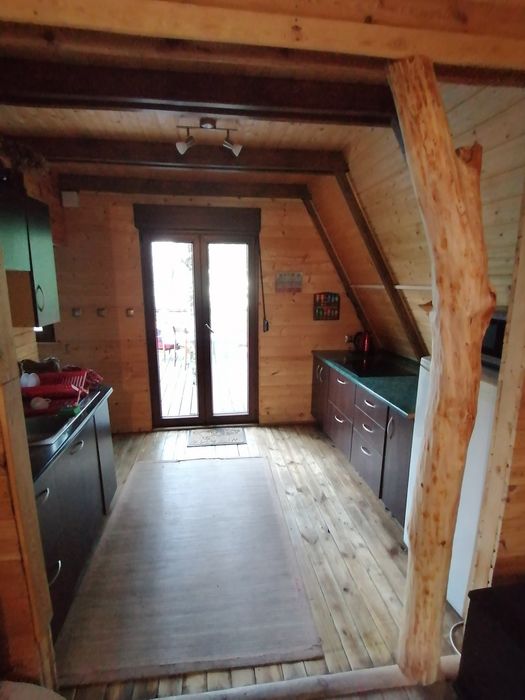 Domek Milena w Turawie z linią brzegową