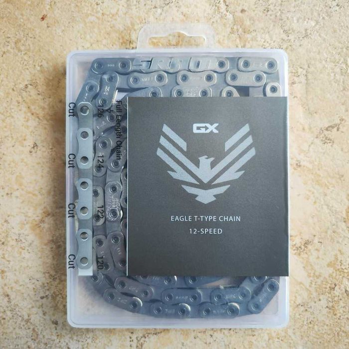 Corrente SRAM GX Eagle Transmission Flattop 12s com PowerLock 126 Elos