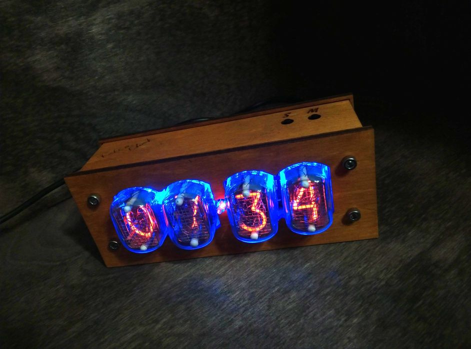 Ламповий годинник ІН-12 / ИН-12 / IN-12 Nixie Clock